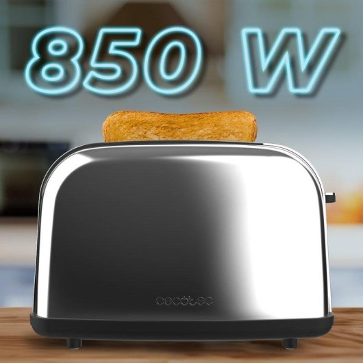 Tostador Vertical Cecotec Toastin' Time 850 Inox Essential 850W
