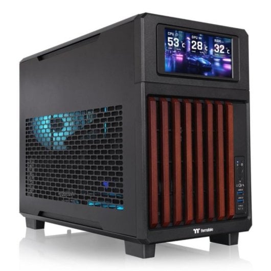 Carcasa Thermaltake TR200 WS Mini-ITX micro ATX Negro