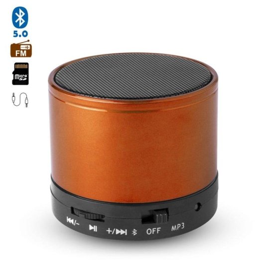 Colunas Dam Electronics Martins Bluetooth 3.0 3W com mãos livres e rádio FM