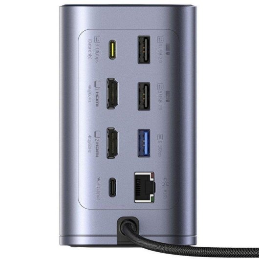 Estación de acoplamiento Baseus Nomos NU1 Air 12-en-1 4K 100W