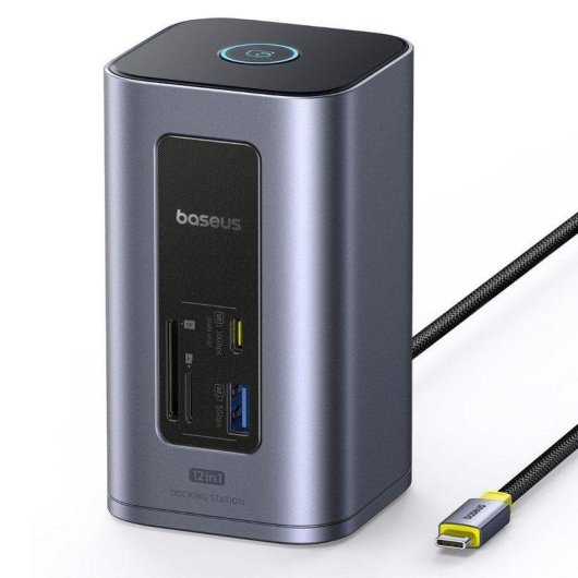 Estación de acoplamiento Baseus Nomos NU1 Air 12-en-1 4K 100W