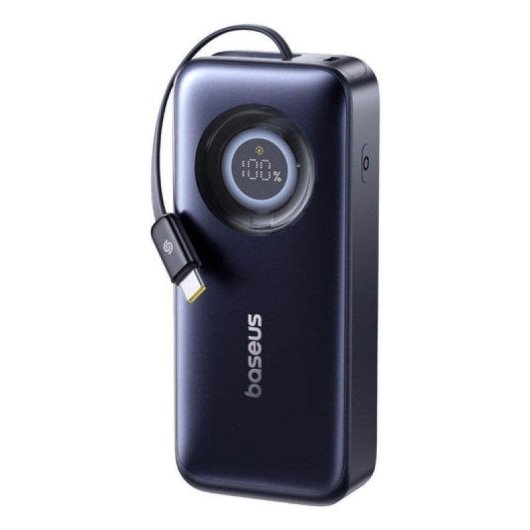 Batería Externa Baseus EnerCore CR11 20000mAh 67W Retráctil Cosmic Black