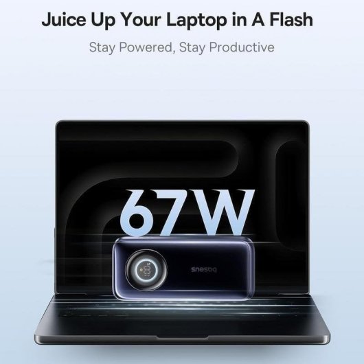 Power Bank Baseus EnerCore CR11 20000mAh 67W Retrattile Cosmic Black