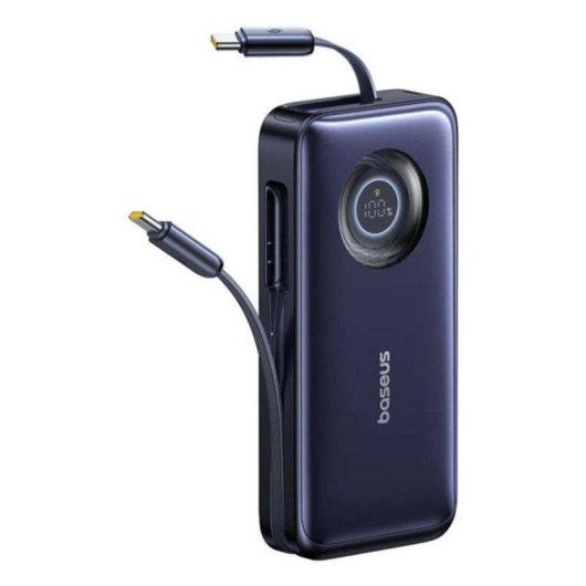 Batteria Esterna Baseus EnerCore CR11 20.000mAh 100W Cavo Retrattile Blu