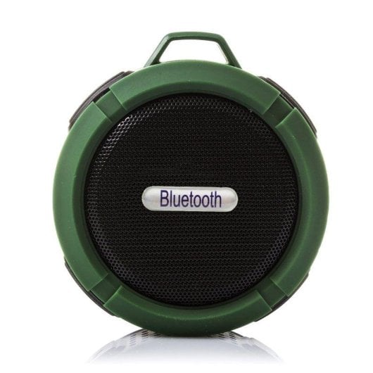 Coluna Bluetooth Circular Dam Electronics Resistente à Água com Ventosa C6