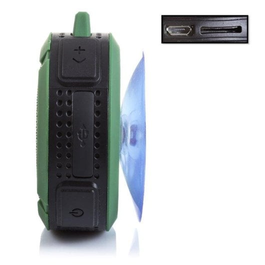 Coluna Bluetooth Circular Dam Electronics Resistente à Água com Ventosa C6