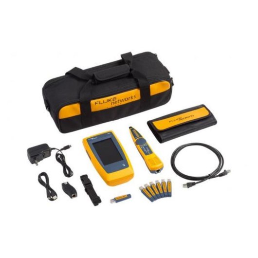 Verificador PoE Fluke LIQ-KIT com ecrã e bateria 6400 mAh