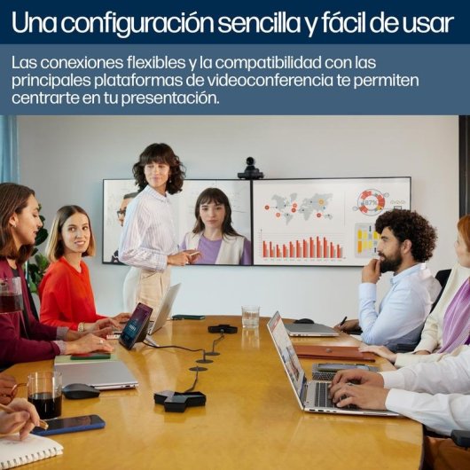 Cámara de videoconferencia Poly Studio E60 4K con zoom óptico 12x y MPTZ