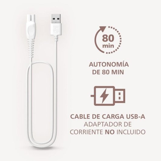 Rasoio Corpo Philips Lady Shaver Series 8000 BRL159/00 Senza Fili 100min Funzionamento a Umido 6 Accessori