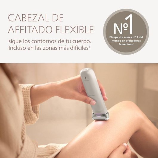 Rasoio Corpo Philips Lady Shaver Series 8000 BRL159/00 Senza Fili 100min Funzionamento a Umido 6 Accessori