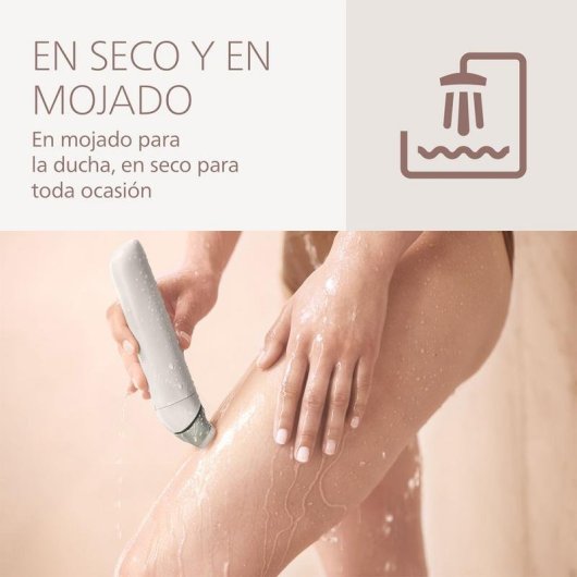 Rasoio Corpo Philips Lady Shaver Series 8000 BRL159/00 Senza Fili 100min Funzionamento a Umido 6 Accessori