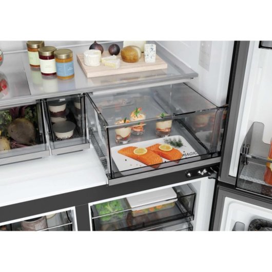 Frigorífico Americano Haier HCR59F18DNMM Total No Frost 182,5cm 706L D Inox