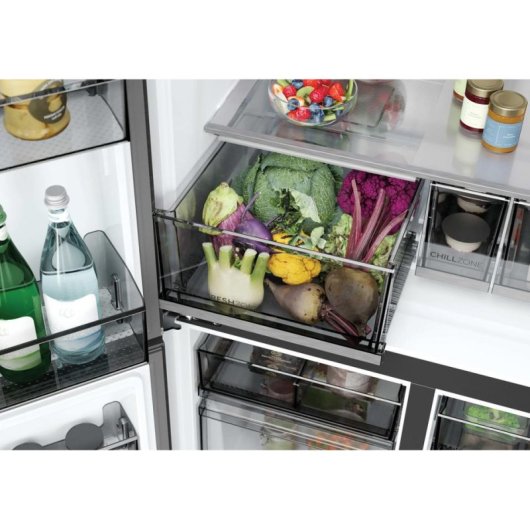 Frigorífico Americano Haier HCR59F18DNMM Total No Frost 182,5cm 706L D Inox