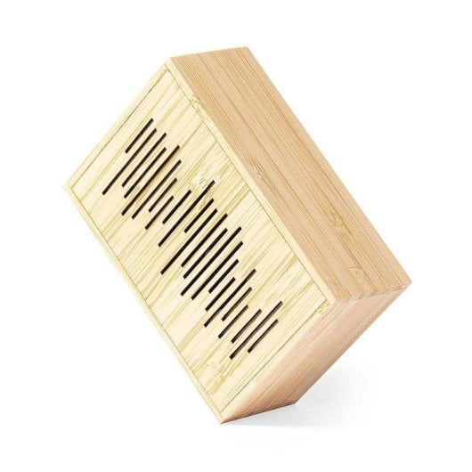 Colunas Dam Electronics Nature Bambu Bluetooth 3W com carregamento solar