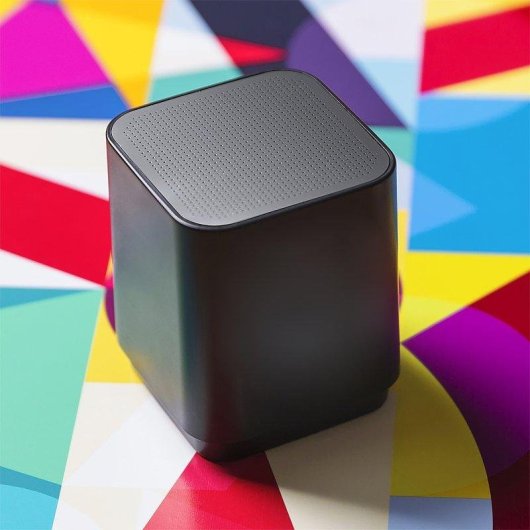 Colunas Dam Electronics Bluetooth 3W com luzes LED e bateria 400 mAh