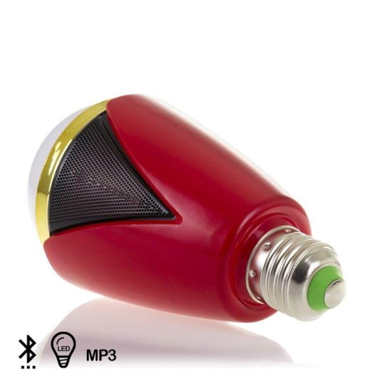 Colunas Dam Electronics Bluetooth 3W com Iluminação LED E27