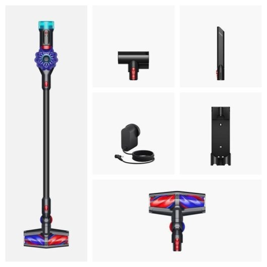 Aspiradora sin Cable Dyson V10 Konical 525W 60 min Cepillo Motorizado Antienredos Negro/Cobre
