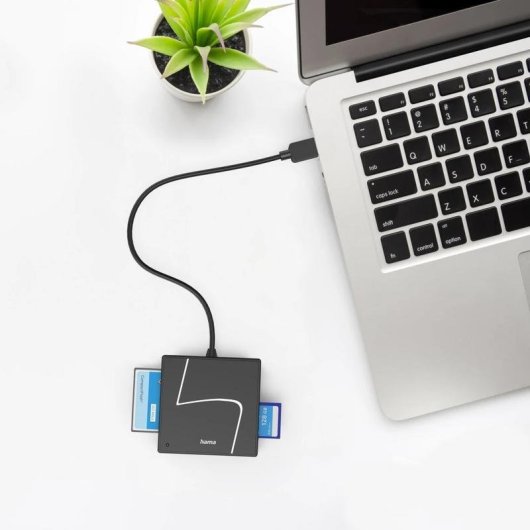 Lector de tarjetas Hama USB 3.2 Gen 1 Type-A/Type-C 5000 Mbit/s