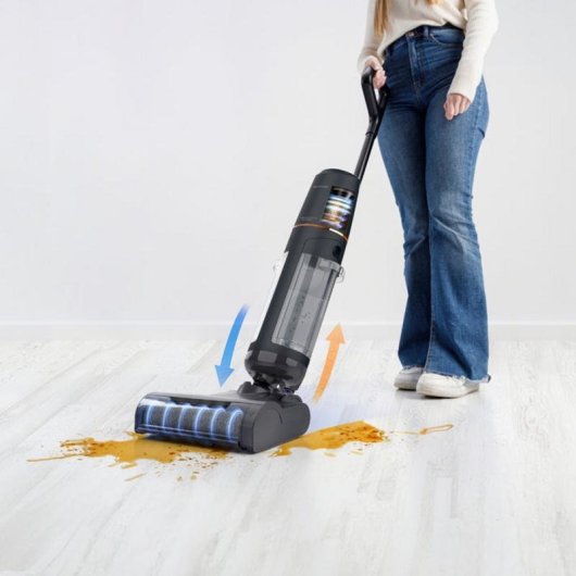 Aspiradora Fregona Taurus Homeland Unique Waterpro 200W 45 min Base Autolimpieza Negra