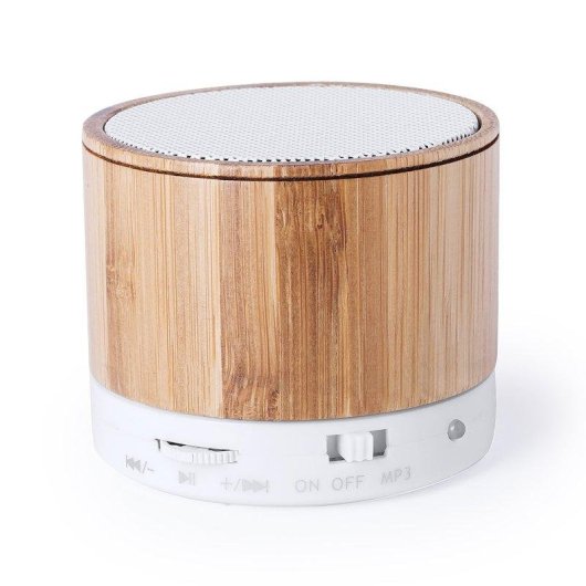 Altifalantes Dam Electronics Nature Bambu Bluetooth 3W com rádio FM