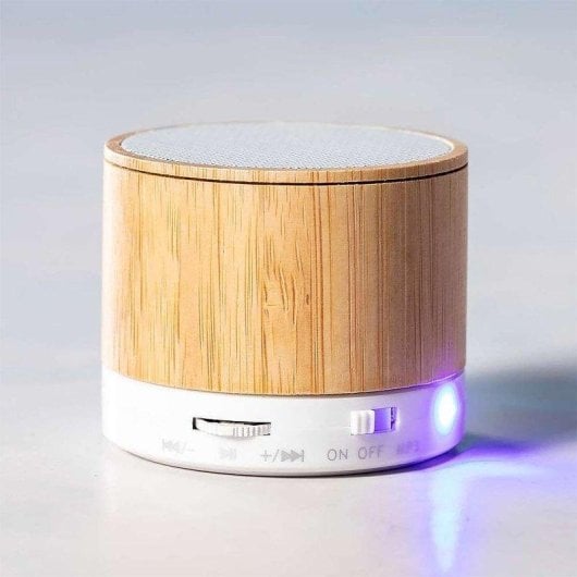 Altifalantes Dam Electronics Nature Bambu Bluetooth 3W com rádio FM