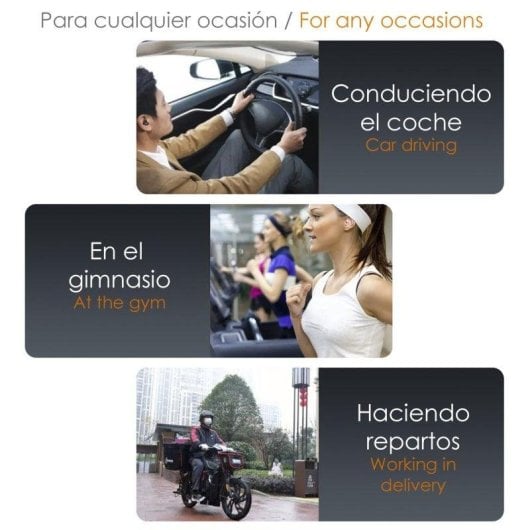 Auriculares Dam Electronics BY-8 TWS Bluetooth 5,3 sem fios com ecrã LED e controlo tátil