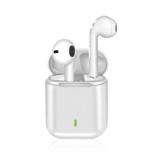 Auriculares Dam Electronics J18 Bluetooth 5.0 TWS com controlo tátil e base 300mAh