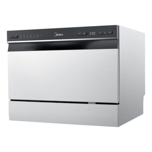 Lavavajillas Midea MTD55S400W 6 Servicios F con WiFi y filtro antibacterias