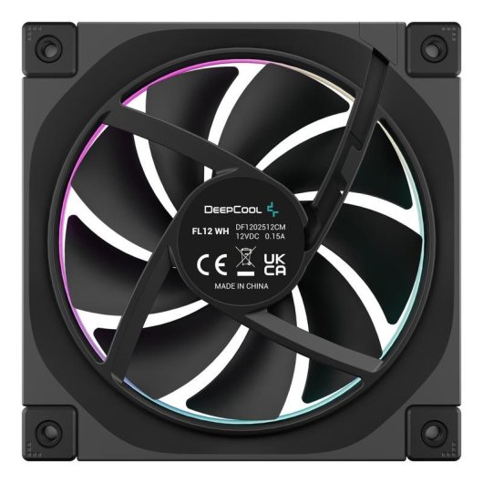 Raffreddamento Aria DeepCool 120mm FL12 RGB PWM Nero 2150 RPM FDB
