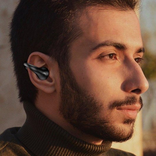 Auriculares Dam Electronics R15 TWS Bluetooth 5.2 sem fios com base de carga 300mAh