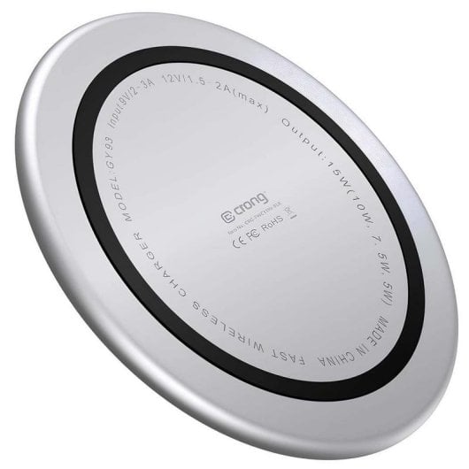 Cargador Inalámbrico CRONG PowerSpot 15W USB-C Branco