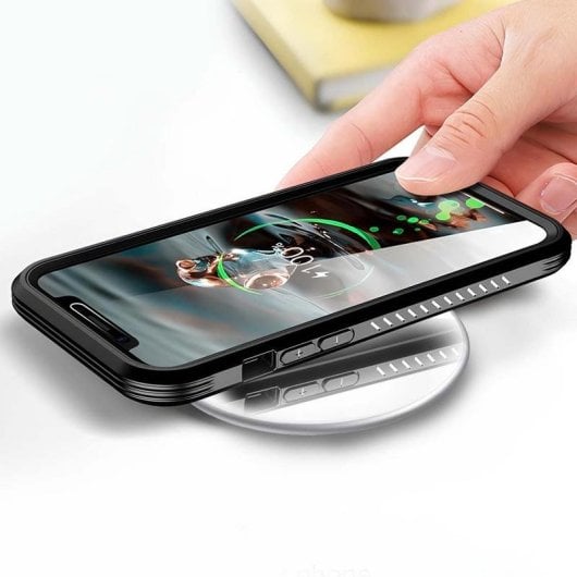 Cargador Inalámbrico CRONG PowerSpot 15W USB-C Branco