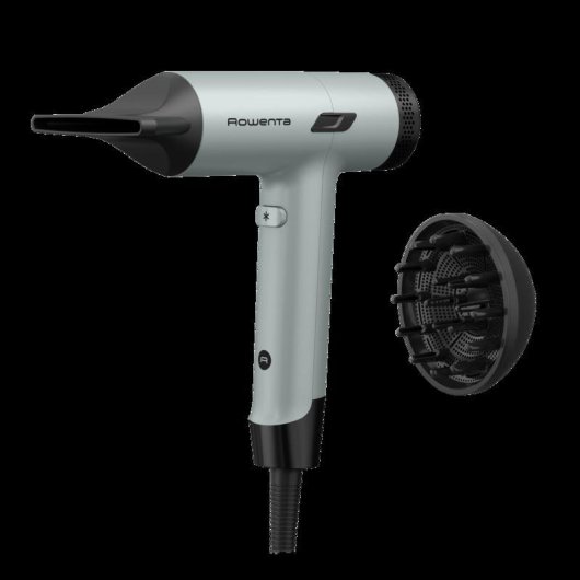 Sèche-cheveux Ionique Rowenta Tiny HY7120 1600W 3 Températures 3 Vitesses Diffuseur Noir Vert