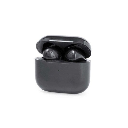 Auriculares Dam Electronics inalámbricos Bluetooth 5.3 intraurales con base de carga, color negro