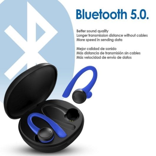 Auriculares Dam Electronics T7 Pro Bluetooth 5.0 Sem Fios Desportivos Anti-queda