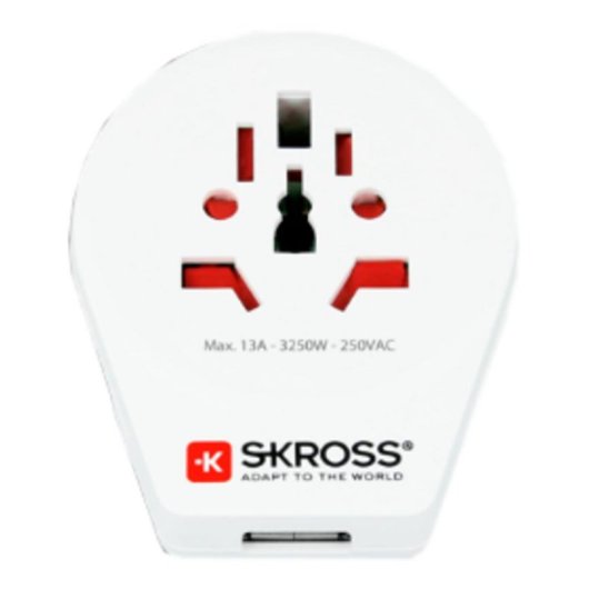 Adaptador de Viaje SKROSS Universal USB-C PD para EE. UU.
