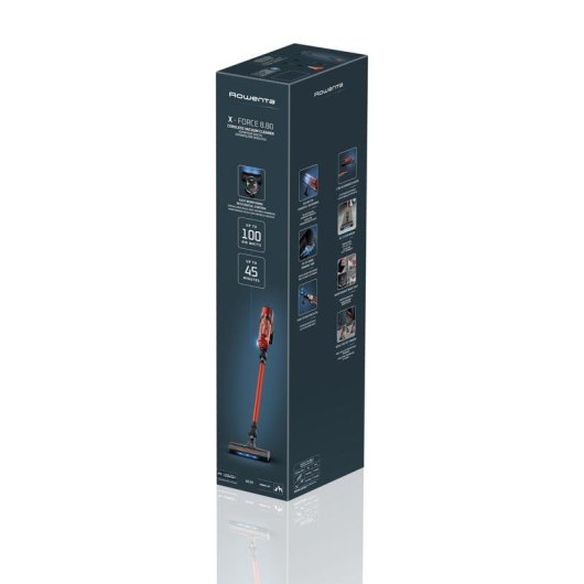 Aspiradora sin Bolsa Rowenta X-Force 8.80 RH1872 250W 60 min Mascotas Rojo