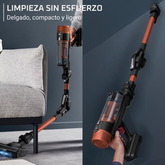 Aspiradora sin Bolsa Rowenta X-Force Flex 10.80 RH7A73 300W 60 min Mascotas Naranja