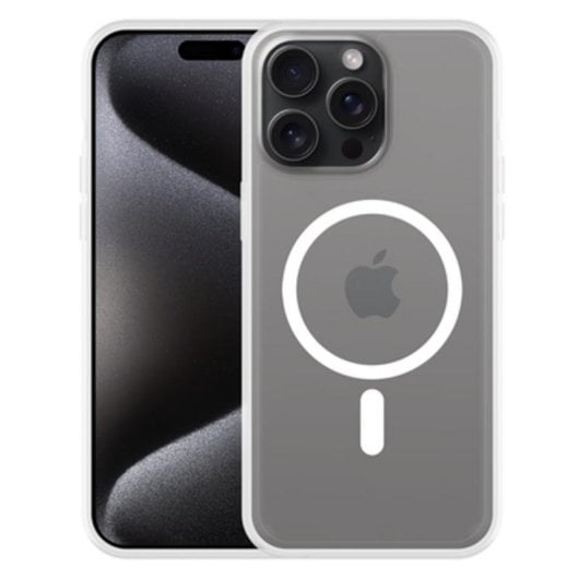 Funda para móvil Just In Case 8305992 Cover TPU Transparente com anilha para iPhone 15 Pro Max