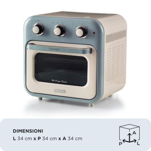 Airfryer Ariete 4632 16L 1400W avec Minuteur et Accessoires