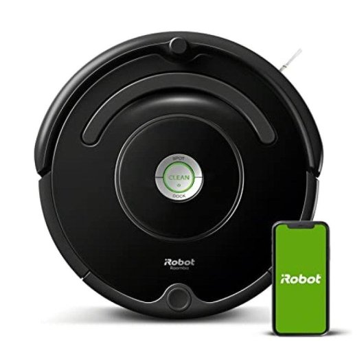 Robot Aspirador iRobot Roomba 671 Sin Bolsa HEPA 61 dB WiFi Negro 3,6 kg