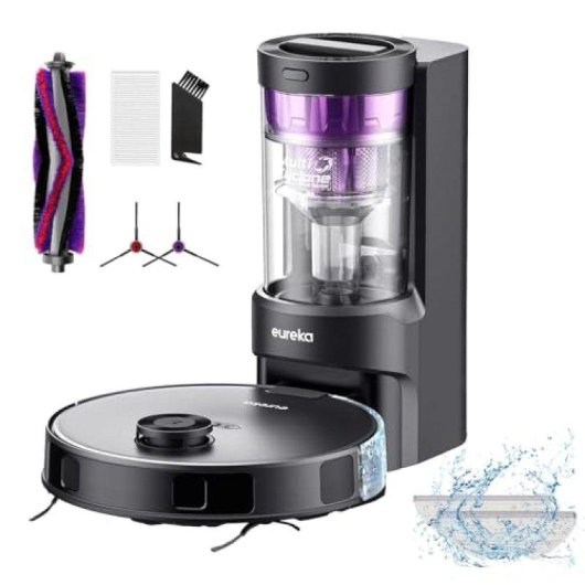 Robot Aspirador y Fregasuelos Eureka NERE10s con Autovaciado Navegación LiDAR 4.000 Pa
