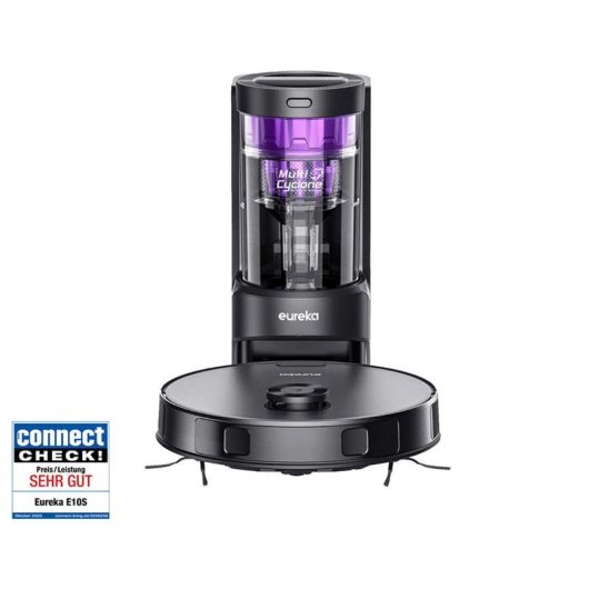 Robot Aspirador y Fregasuelos Eureka NERE10s con Autovaciado Navegación LiDAR 4.000 Pa