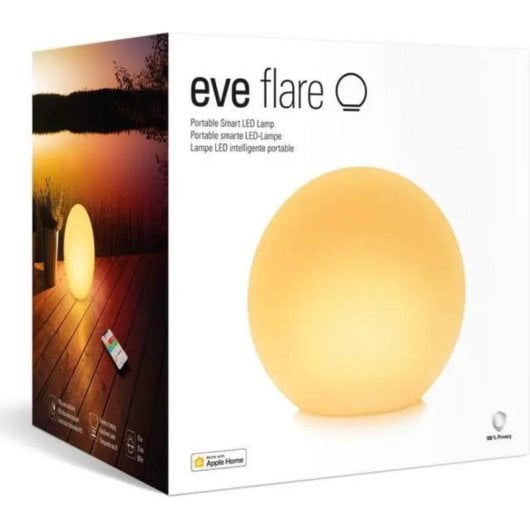 Lámpara de Mesa Inteligente Eve Flare Thread Bluetooth IP65