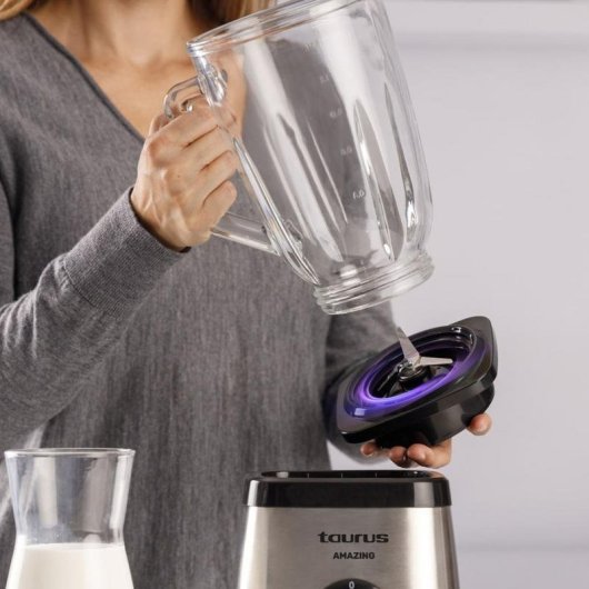 Batidora de vaso Taurus Amazing JB1502XC 1500W, 2 vitesses + Turbo