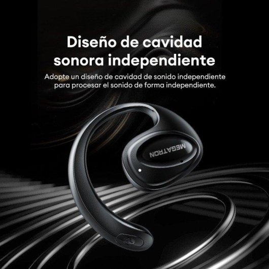 Auriculares Bluetooth Paxa Tf-t63 sem fios com cancelamento de ruído, gancho de orelha roxo