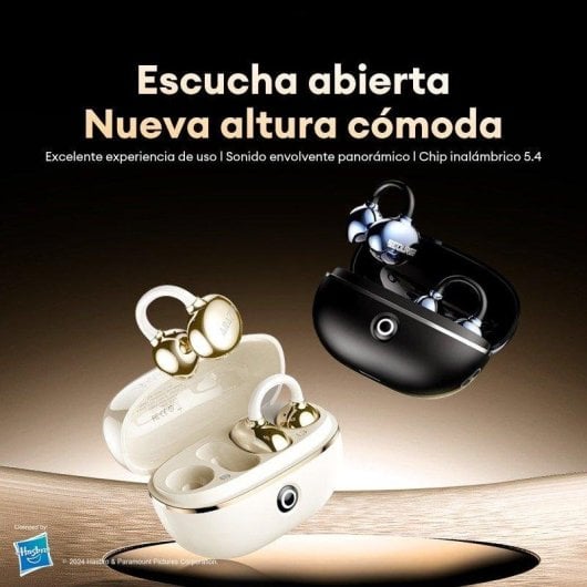Auriculares Paxa Tf-t83 Bluetooth Clip Ergonómico Resistente à Água Bege