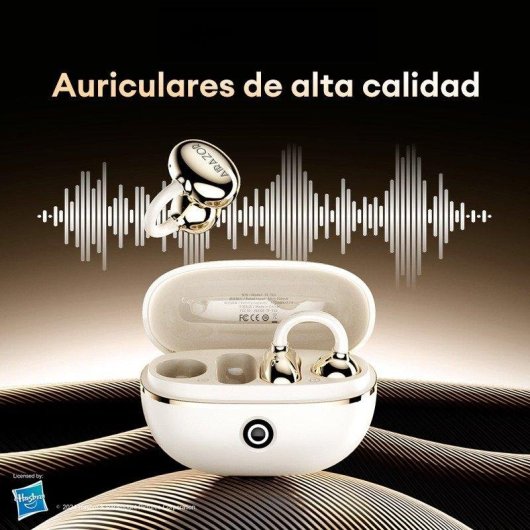 Auriculares Paxa Tf-t83 Bluetooth Clip Ergonómico Resistente à Água Bege