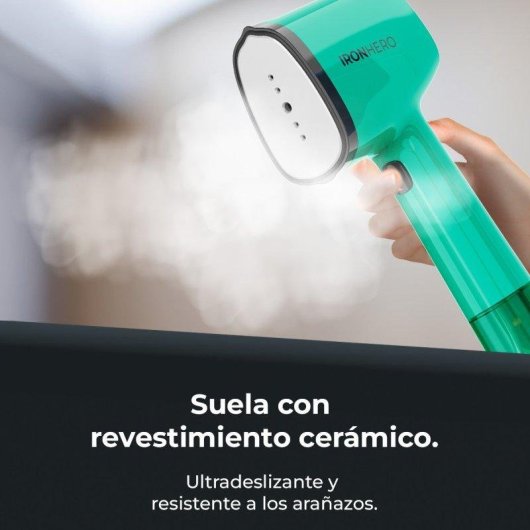 Plancha Vertical Cecotec Ironhero V-1500 Essential Green 1500W