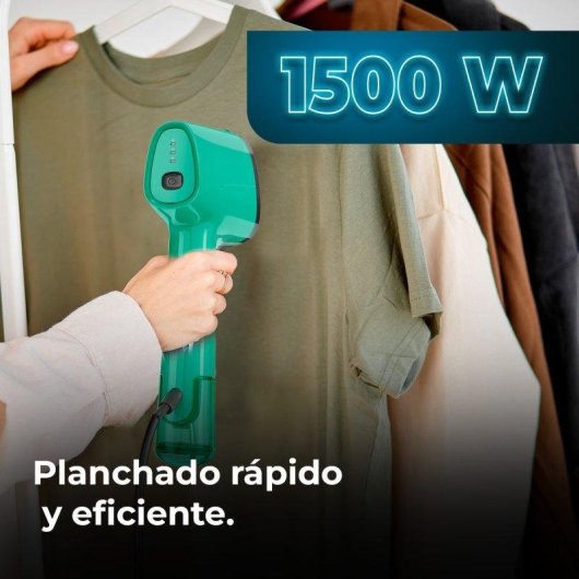 Plancha Vertical Cecotec Ironhero V-1500 Essential Green 1500W